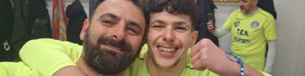 Altra pagina di storia: in campo papà Ciro e il figlio Diego Cavallaro